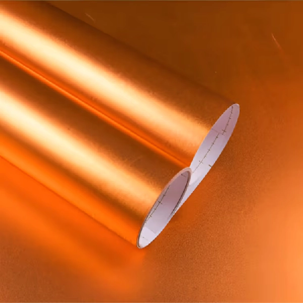 Deep Orange - Metal Wrap