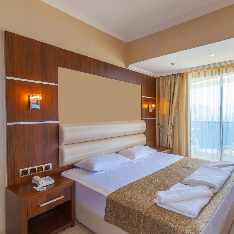 Mahogany wood patterned Hotel wrap