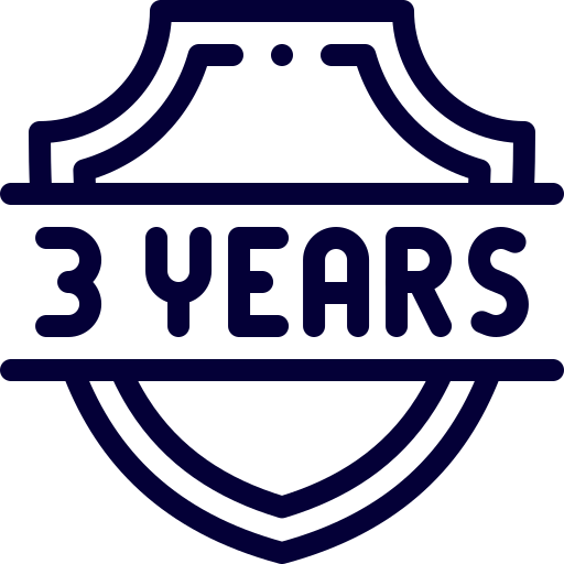 3 Years Warranty