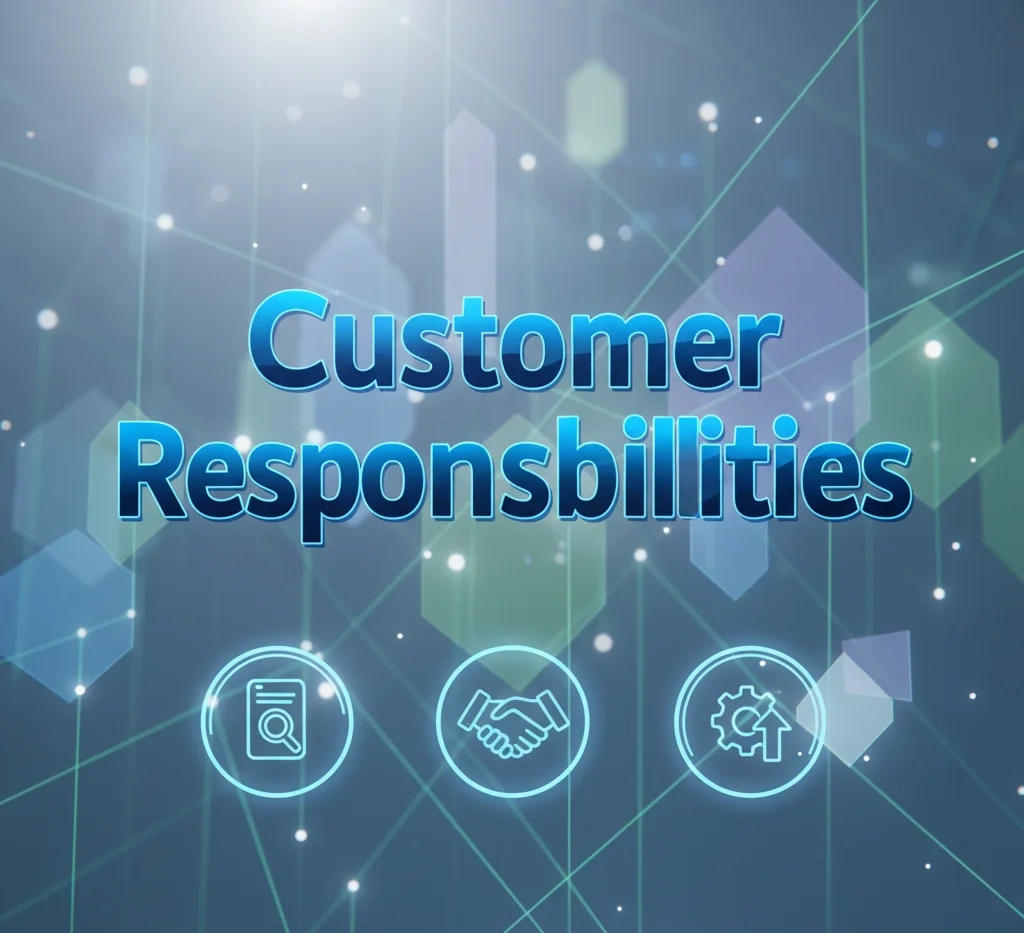 Customer responsibilities